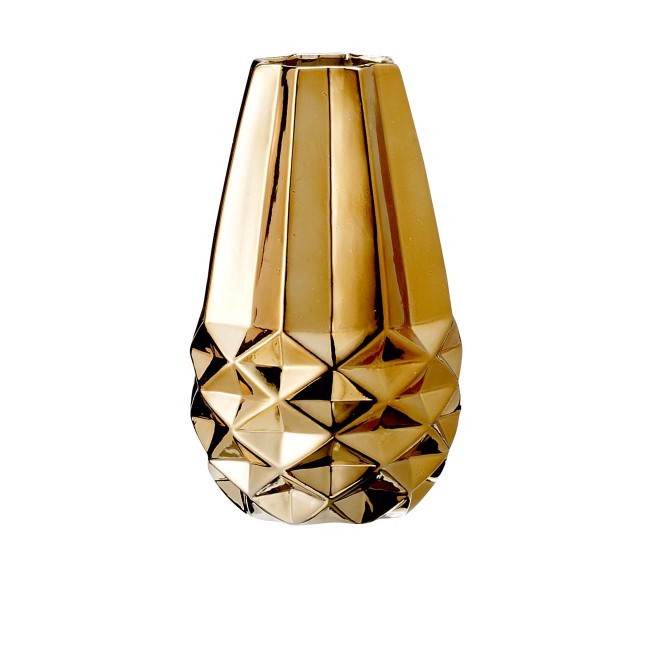 Vase 20cm, goldfarben