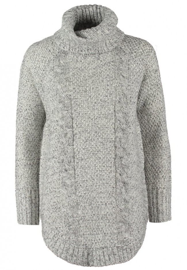 Vila VICHARITY Strickpullover light grey melange