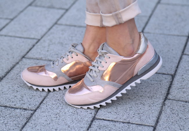 rosegold sneakers