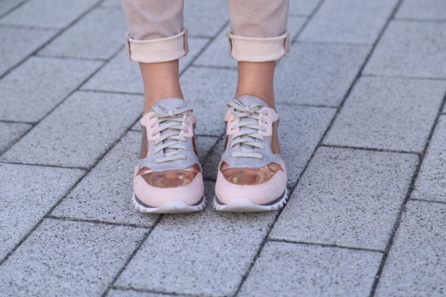 rosa sneakers von tamaris