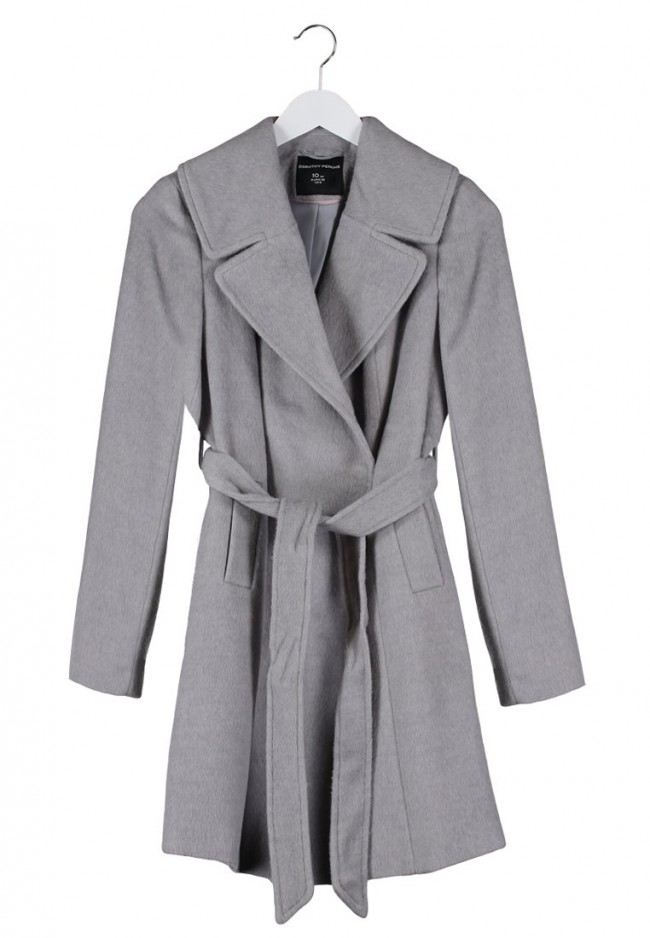 Dorothy Perkins Wintermantel grey