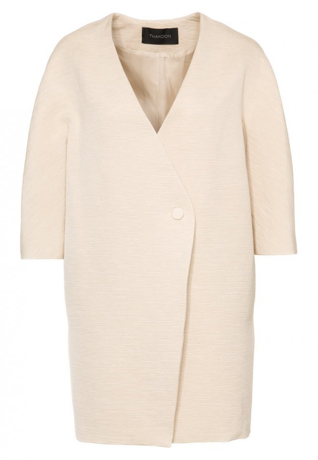 Thakoon COCOON Kurzmantel champagne