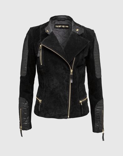 FREAKY NATION Bikerjacke ‘Birdy‘ Damen schwarz