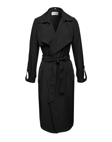 EDITED THE LABEL Trenchcoat Raquel schwarz