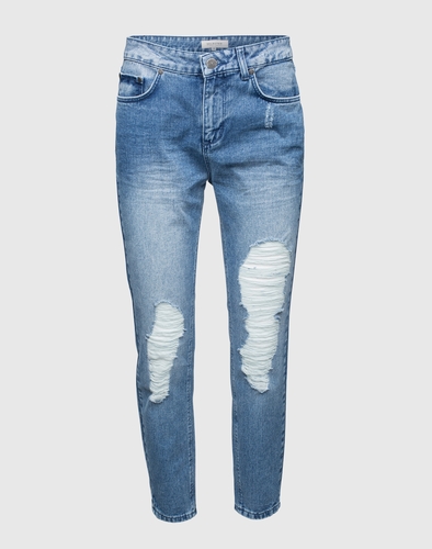 SELECTED FEMME Boyfriend Jeans Roxy Damen blau