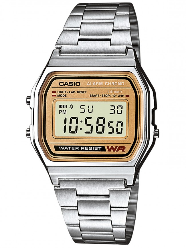 Casio A158WEA-9EF Alarm-Chronograph Digitaluhr