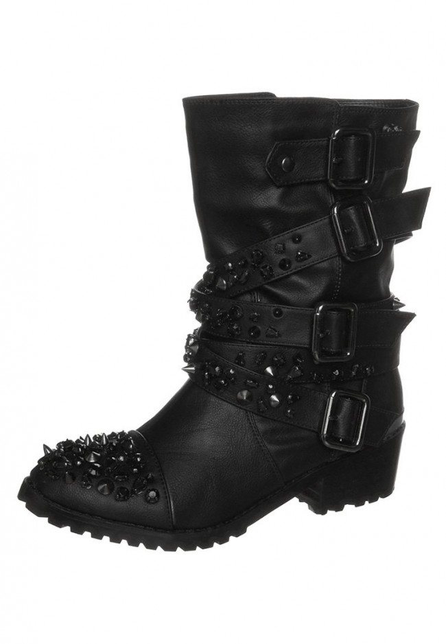 Buffalo Cowboy/ Bikerstiefelette black