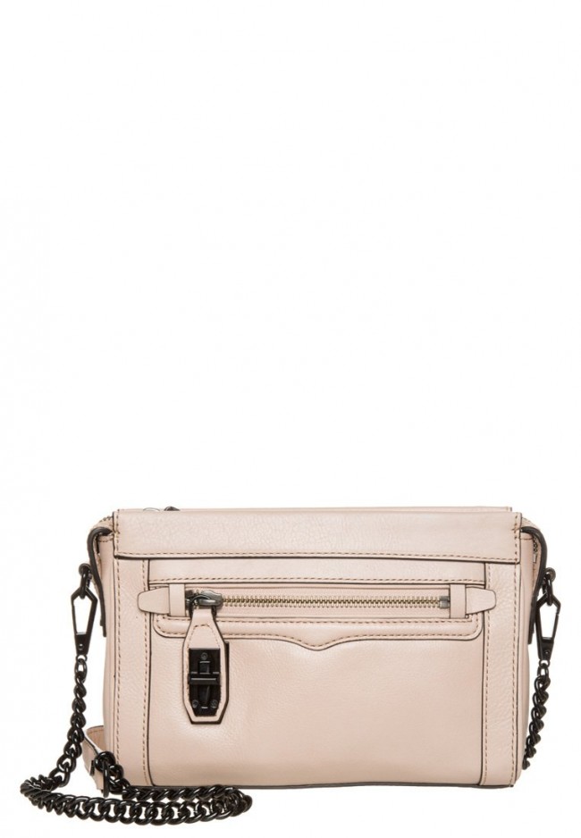 Rebecca Minkoff MINI CROSBY Umhängetasche beige